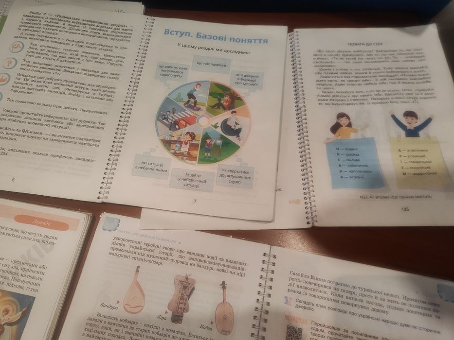 НУШ шкільні книги 5 клас роздруківка, комплект