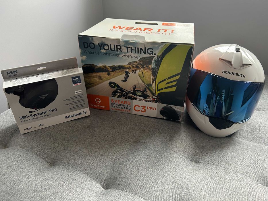 Schuberth C3PRO XXL 62/63cm + interkom + extra wizjer