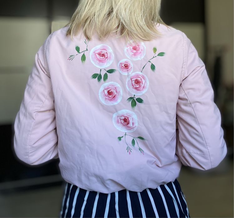 Бомбер рожевий