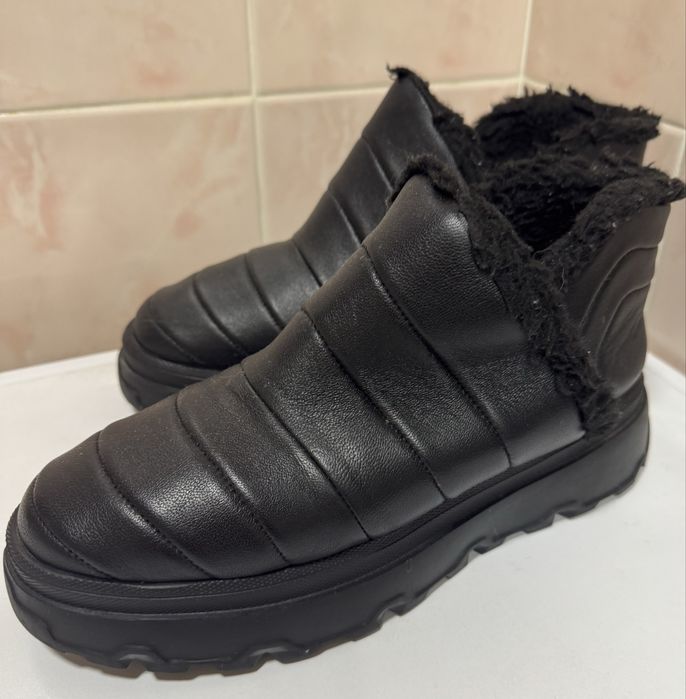 Продам жіночі напівчоботи, шкіра, утеплені, 41р