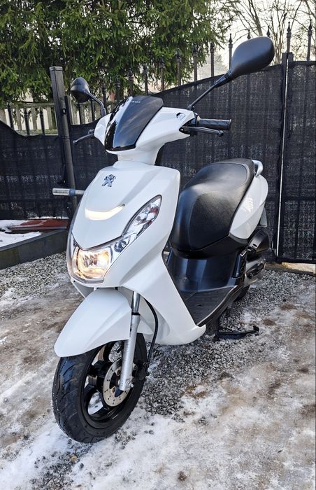 Skuter Peugeot Kisbee 50cc 2021r 3700km! Wtrysk LED!