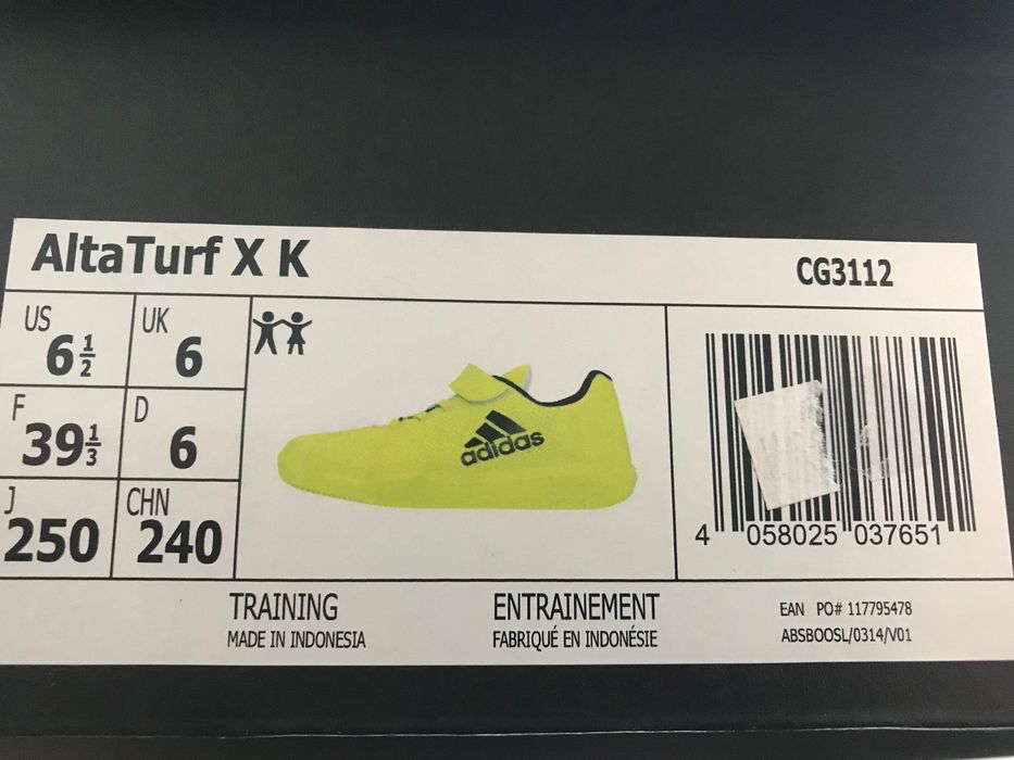 Сороконіжки Adidas Alta Turf X K. Футбольные бутсы. Кроссовки