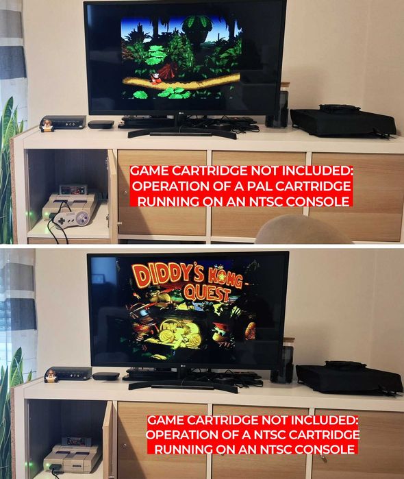 Super Nintendo (SNES) NTSC - Chip desbloqueado - Portes grátis