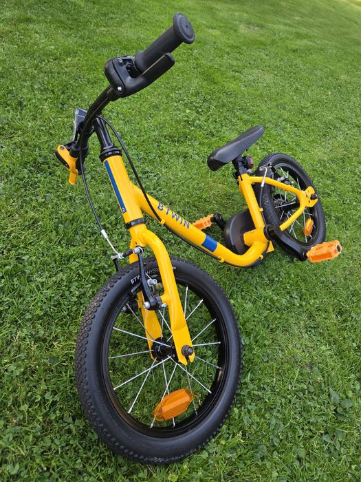 Rower btwin 14 cali + pchacz