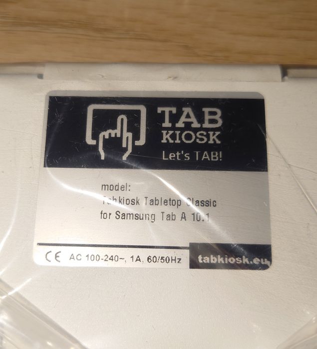 Tabkiosk tabletop classic-Stojak biurkowy do tabletu Samsung Tab A10.1