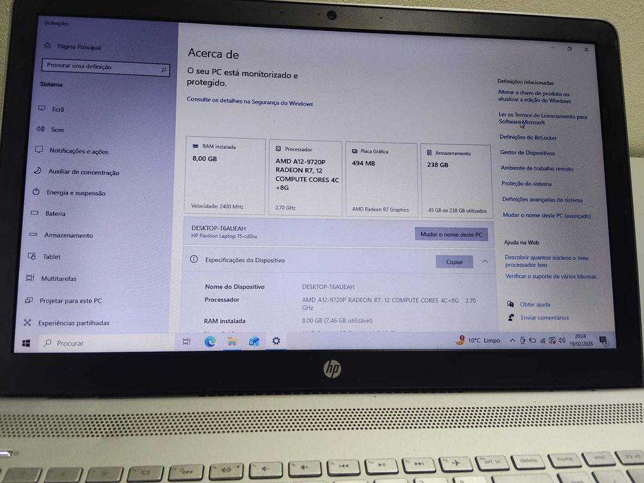 HP Pavilion 15-cd011np
