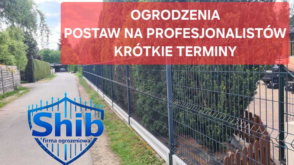 Ogrodzenie panelowe 150 cm z montażem/Terminy od zaraz/MONTAŻ Bram/Furtek/płotów