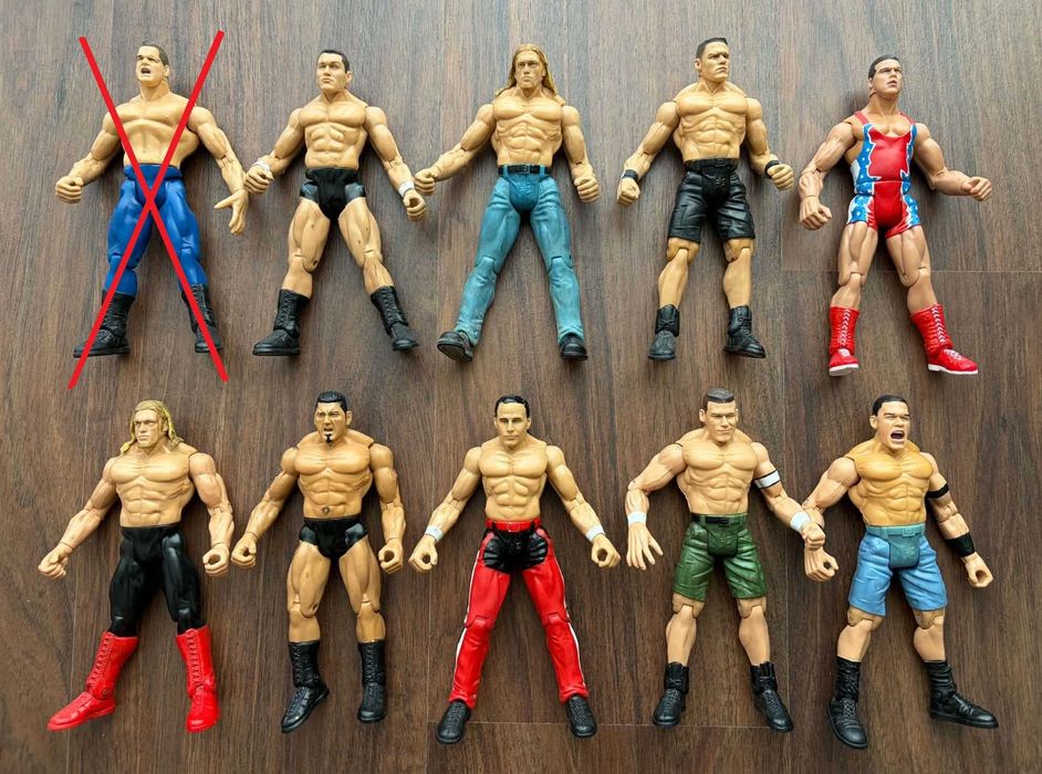 wwe ringue wrestling figuras masters universe cintos campeao bonecos mattel