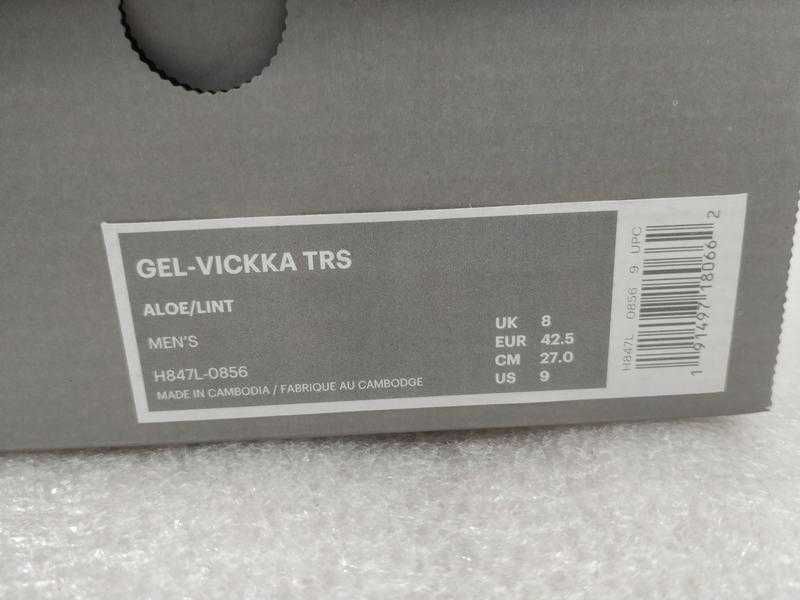 ДЕШЕВО! Кроссовки ASICS Gel Vickka TRS Aloe/Lint Оригинал 26 27 см