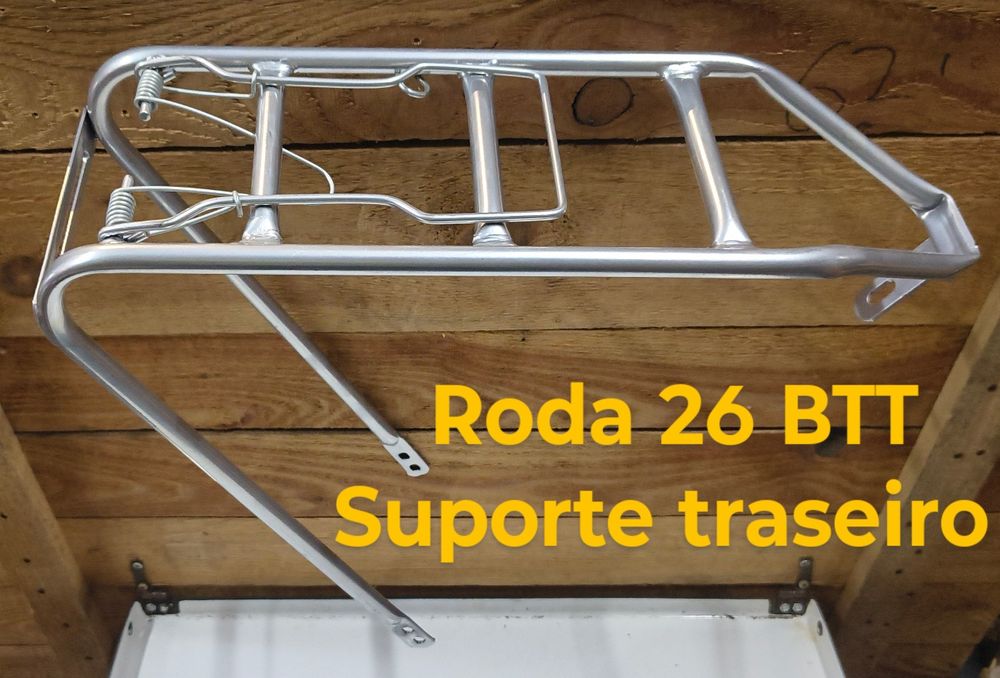 Suporte bagagem/carga pasteleira/city bike/frontal/punhos/pedais/farol