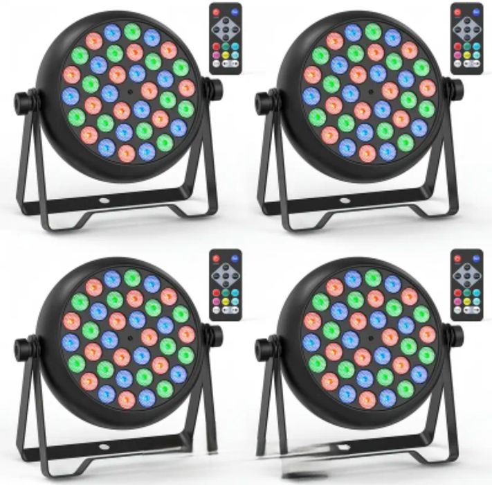 Par light 36 leds DMX512.(10un)Novas