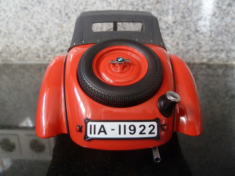 1:18 AutoArt, BMW 328 Roadster, Red, Minichamps