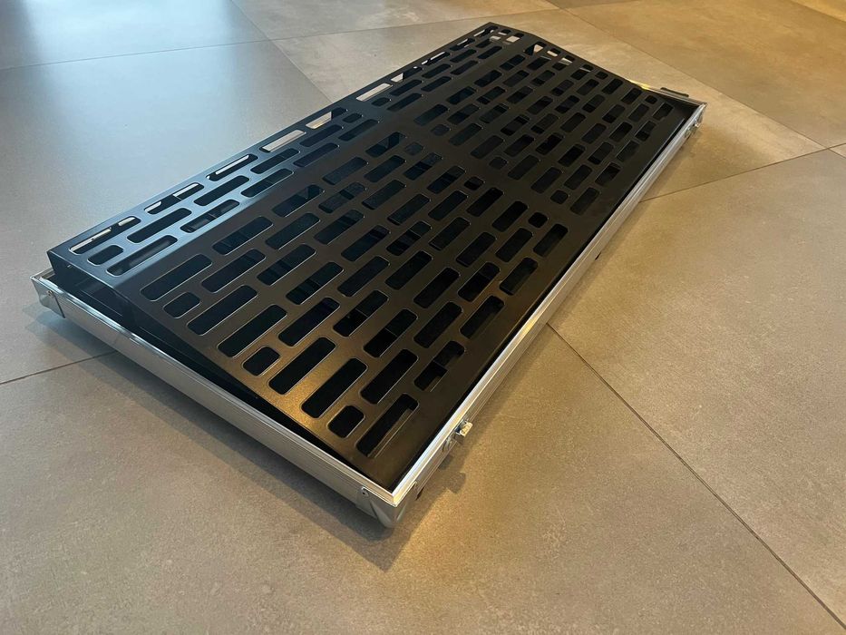 Profesjonalny twardy Flightcase case z wkładem - Pedalboard na efekty gitarowe 100x45x9 cm