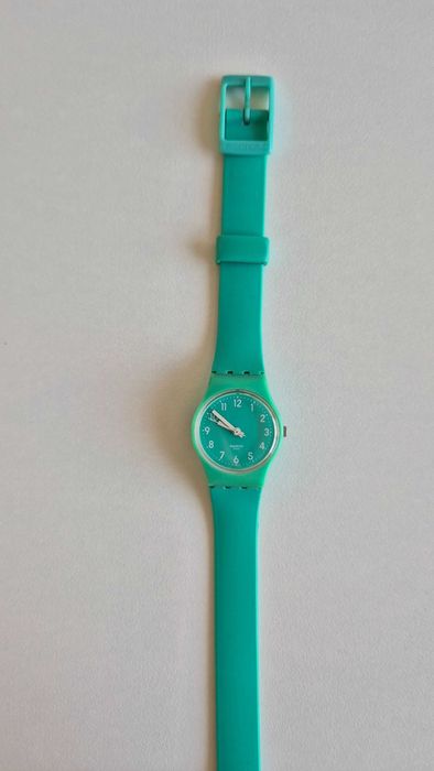 Relógio Swatch Lady Double Wrap Verde Água / Turquesa (Sem pilha)