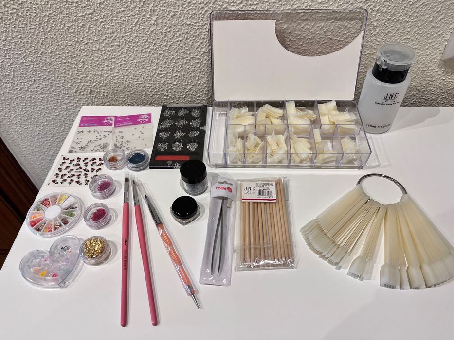 Conjunto kit manicure gel