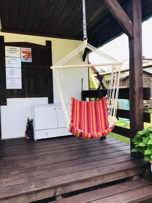 Domek Wiele na Kaszubach sauna balia Jezioro las