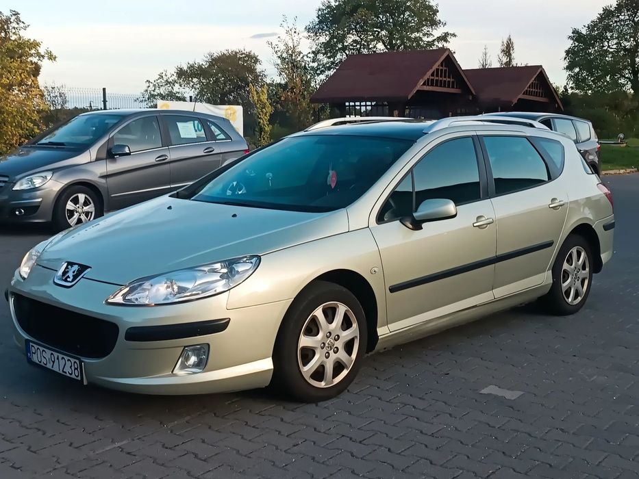 Peugeot 407 Ekonomiczny Sprawny ZADBANY kamera szklany dach