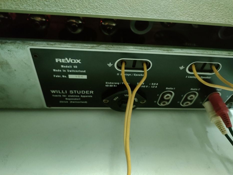 Wzmacniacz ReVox 40 lampowy