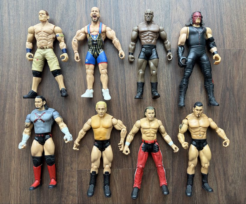 LER DESCRIÇÃO  bonecos com danos wwe wrestling figuras brinquedos
