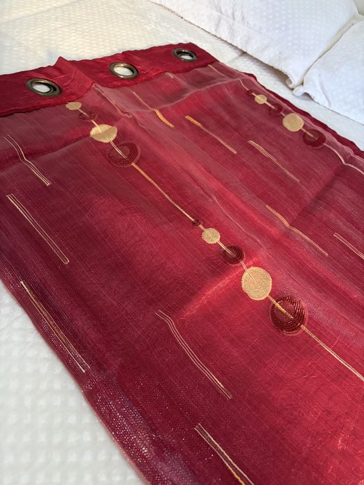 Cortinados Bordô (x2)