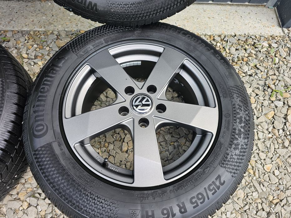 Alufelgi Volkswagen 16" 5x112 Touran Tiguan T-Roc Passat z Oponami
