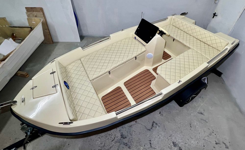 Nowa Łódź Łódka Motorowa Motorówka Rekreacyjna KRAKEN 380 OPEN RATY