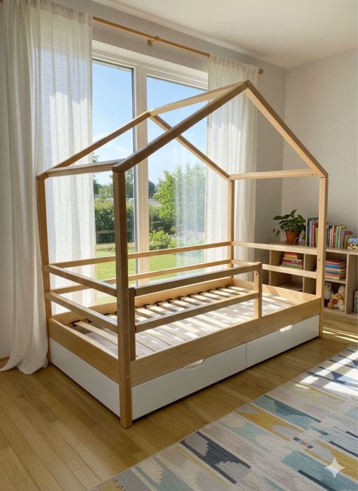 Кроватка ліжко будинок кровать домік чердак ліжечко горище