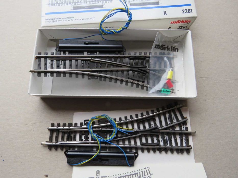 Desvios elétricos Marklin K2261, escala"HO";novos caixa; ler anuncio
