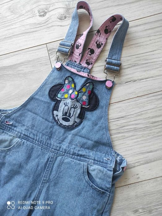 Spodnie ogrodniczki dla dziewczynki