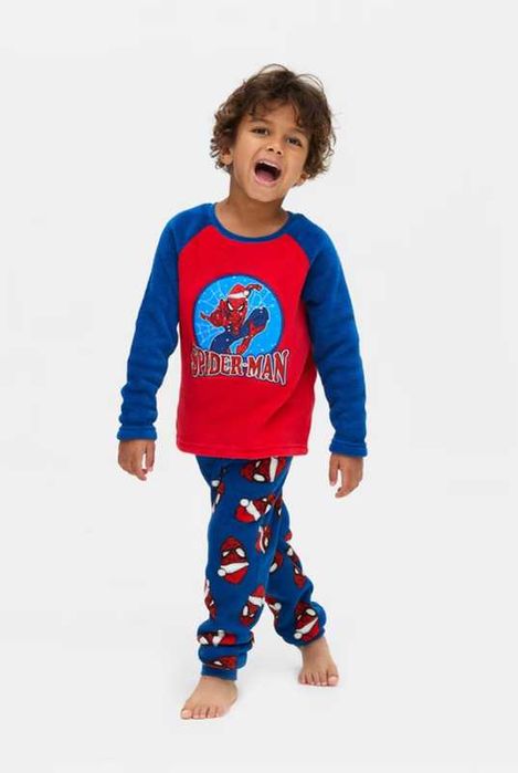 Брендові флісові фланелеві теплі піжами для хлопчиків, дівчаток 98-128