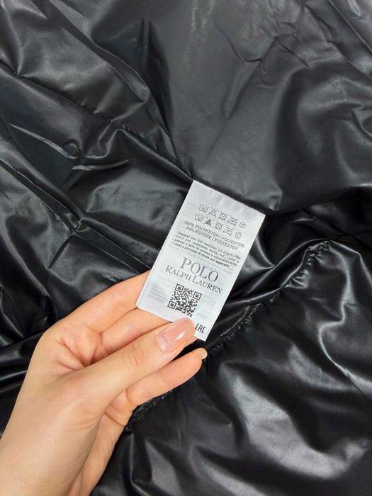 Пуховик Ralph Lauren глянцевий  ПОЛО Polo зимова куртка чоловіча M L XL XXL