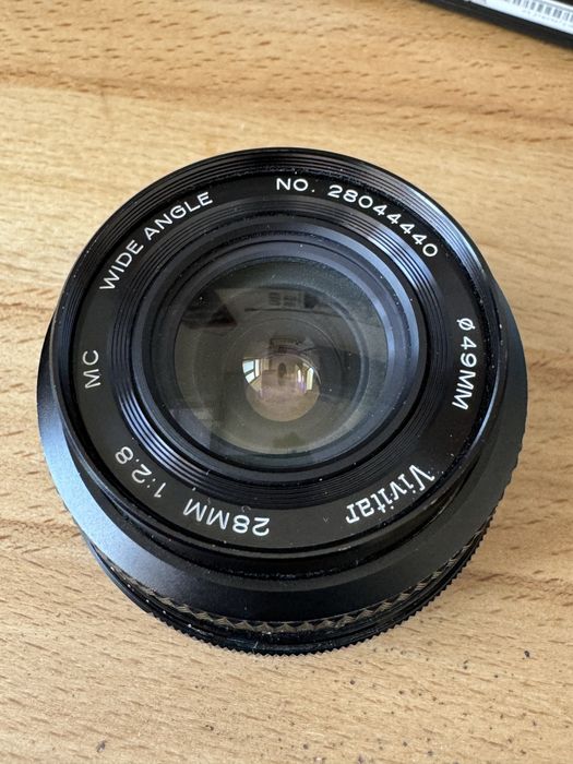 Objetiva Vivitar 28mm 2.8 MC