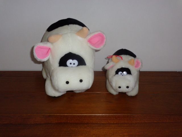 Vacas em peluche, par