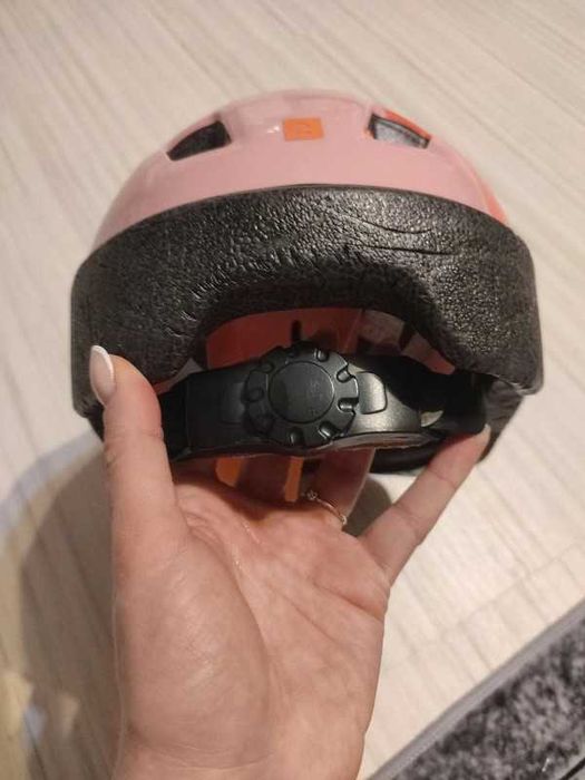 Kask na rower Btwin 500 dla dzieci roz. S - 53-56 cm.