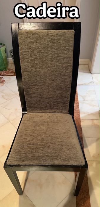 Conjunto 6 cadeiras de Sala + 1 móvel TV + 2 Tapetes