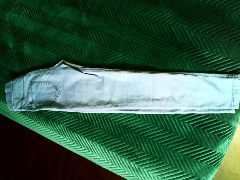 Jeansy stretch rurki, rozmiar 152