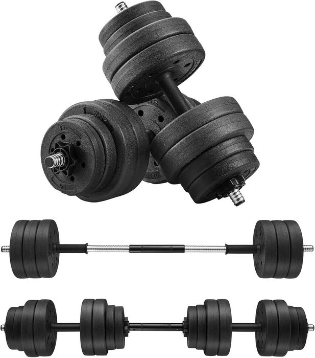 Zestaw hantli 8x2,5kg , 4x1,25kg , 4x1kg