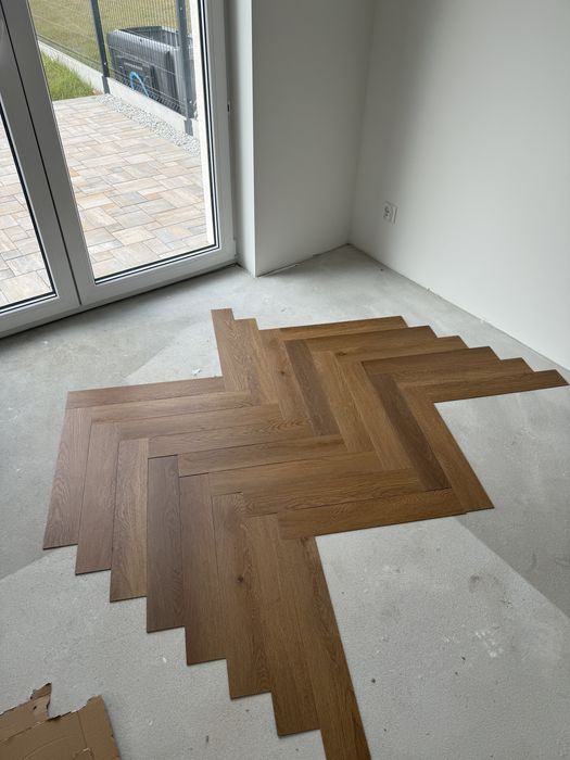 Jodełka, panel winylowy, Guanay HB Premium Herringbone Nomand Flo