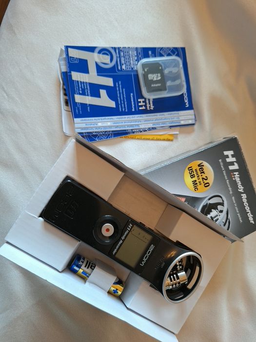 Kompaktowy Cyfrowy Rejestrator Dźwięku Zoom H1 Handy Recorder 2.0