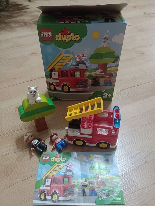 Klocki LEGO Duplo zestaw kompletny 10901 wóz strażacki