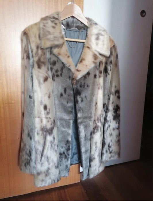 Casaco de pêlo natural