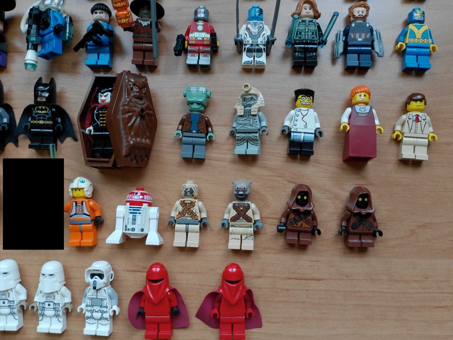 Coleção de Minifiguras LEGO de Vários Temas (Batman, StarWars, Marvel)