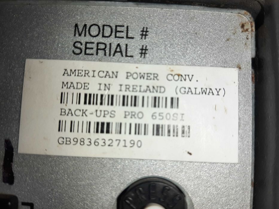 Бесперебойник, ИБП, APC back ups pro 650SI 410w