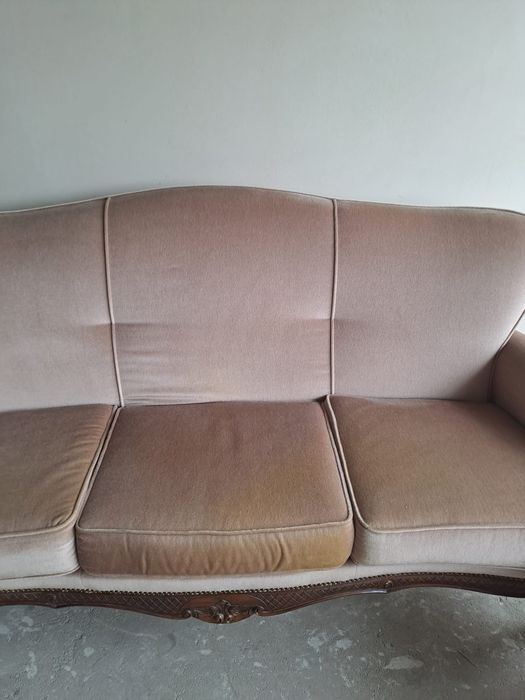 Sofa w stylu ludwikowskim fotele komplet wypoczynkowy