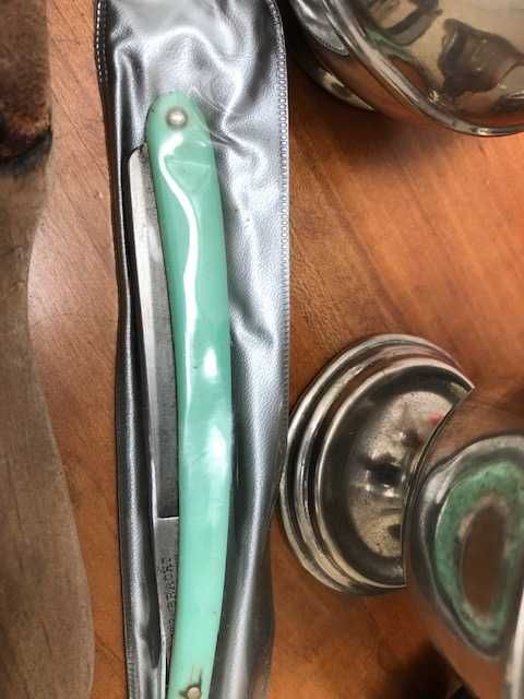 Coleção de barbeiro antiga