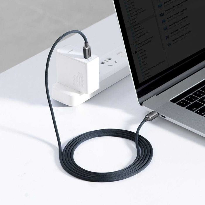 Baseus Crystal Shine Kabel USB C - USB C 2m 100W 5A Do Lapto Sklep Wwa