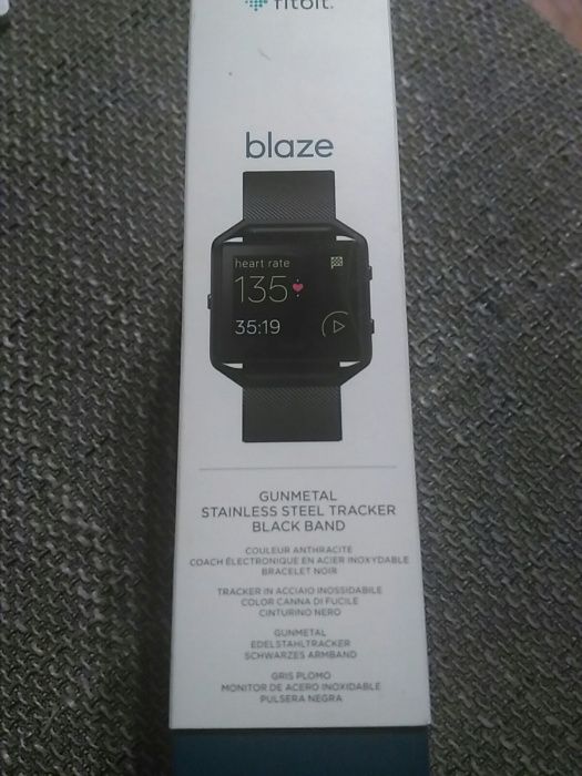 Zegarek sportowy Fitbit Blaze seria Gunmetal r. S tętno krokomierz sen