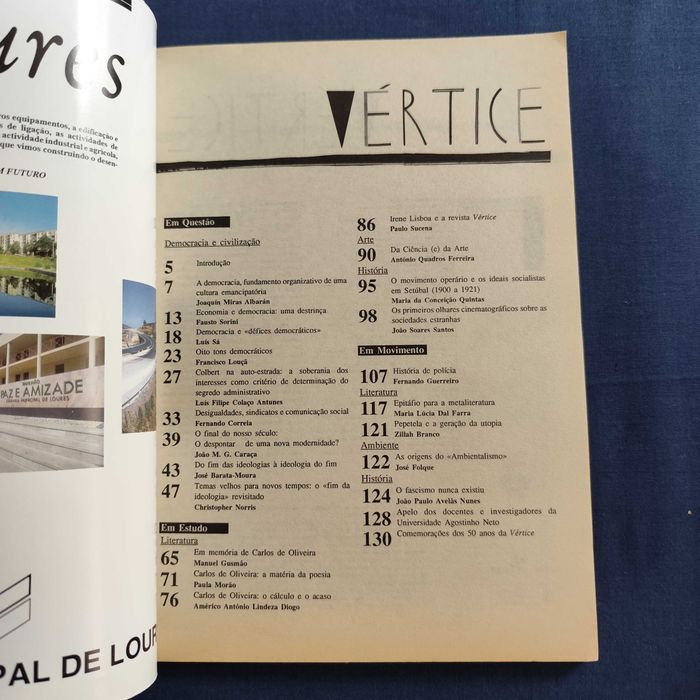 Revista Vértice 53 - Março-Abril 1993