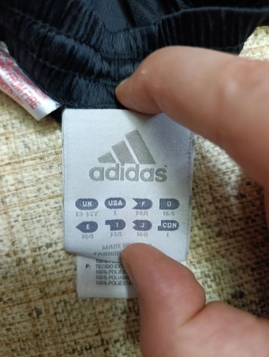 Calças Adidas Vintage Climalite – Tam. 13/14Y ou S/XS – Estilo Retro