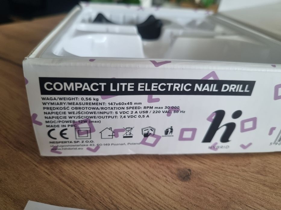 Frezarka do paznokci Hi Hybrid Compact Lite Electric Nails Drill